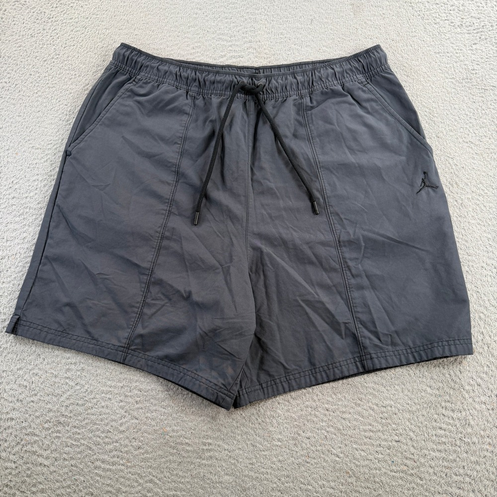 Air Jordan Essentials Woven Shorts Mens 2XL Grey Jumpman Drawstring FN4549-010